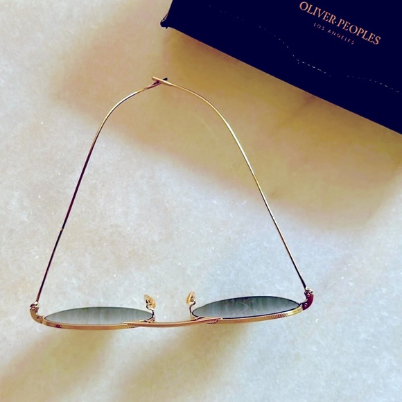 Oliver People’s Cade Aviators Unisex Sunglasses. Perfect Condition. - Picture 2 of 4